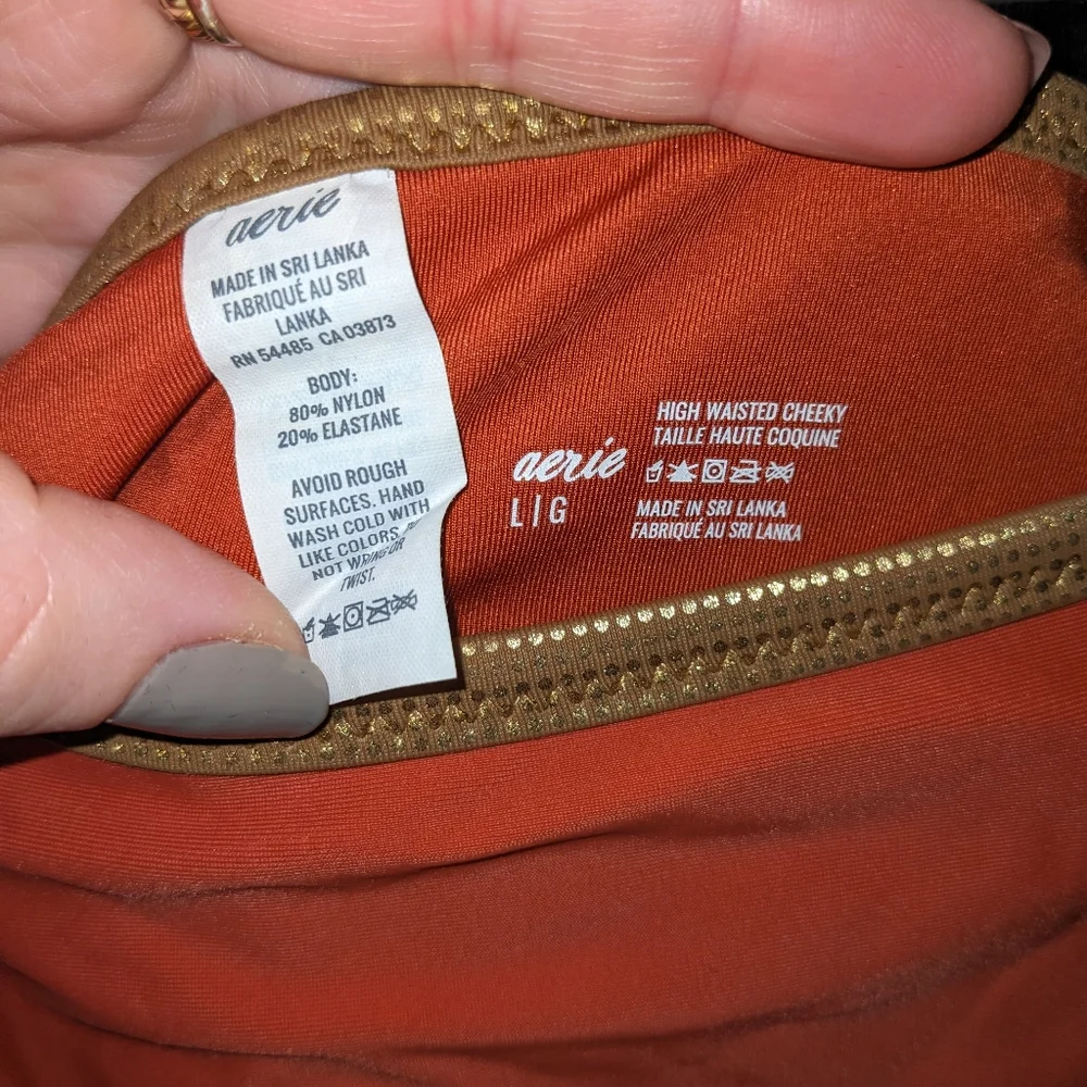 Aerie Two Piece Swimsuit, Size Large - Picture 4 of 7